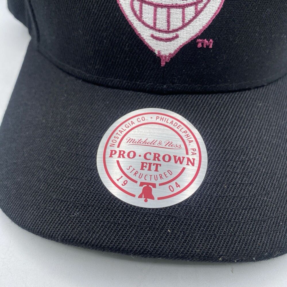 Arizona State Sun Devils Mitchell & Ness Pro Crown Hat Black Snapback Ncaa Nwot View 2